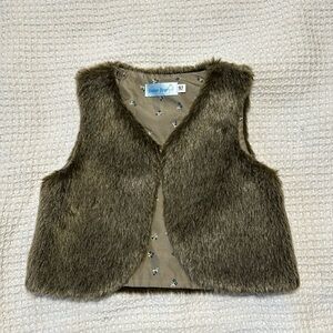 Brown Fur Vest